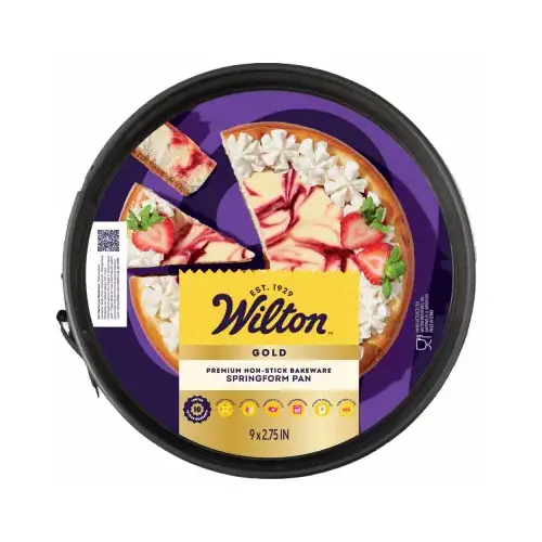 Gold Non-Stick Bakeware Springform Pan, 9 In. Black Gold Non-Stick Bakeware Springform Pan, 9 In. Black