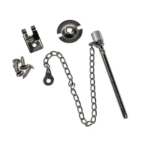 Burglar Pin Night Lock Screws and Bracket Included Sold per pack - pack of 5 Burglar Pin Night Lock Screws and Bracket Included Sold per pack - pack of 5