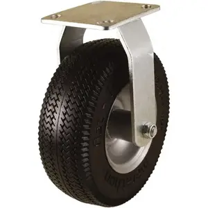 Marathon Industries 315 Rigid Top Plate Caster: Polyurethane, 8" Wheel Dia, 3-19/64" Wheel Width, 275 lb Capacity, 10" OAH