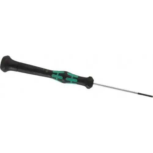 Slotted Screwdriver: 0.07" Width, 6-1/8" OAL, 2-3/8" Blade Length