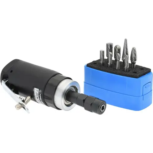 9 Pc Double Cut Burr Set with Taper w/Rad End, Cylinder, Cylinder w/Rad End, Oval, Tree w/Rad End 9 Pc Double Cut Burr Set with Taper w/Rad End, Cylinder, Cylinder w/Rad End, Oval, Tree w/Rad End