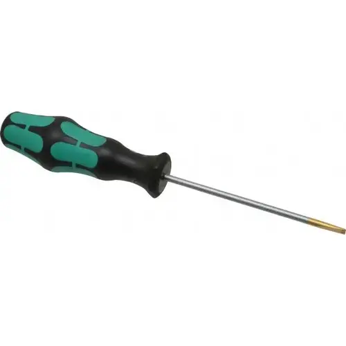 Slotted Screwdriver: 5/32" Width, 7-3/4" OAL, 4" Blade Length Slotted Screwdriver: 5/32" Width, 7-3/4" OAL, 4" Blade Length