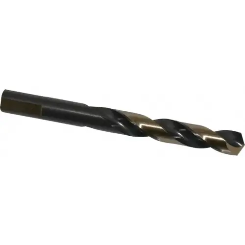 Mechanics Drill Bit: 1/2" Dia, 1350, High Speed Steel, Weldon Shank, Split Point Oxide Mechanics Drill Bit: 1/2" Dia, 1350, High Speed Steel, Weldon Shank, Split Point Oxide