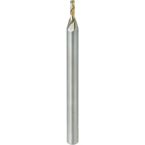 Micro Drill Bit: 1.10 mm Dia, (0.0433"), 141 deg, Solid Carbide TiAlN Micro Drill Bit: 1.10 mm Dia, (0.0433"), 141 deg, Solid Carbide TiAlN
