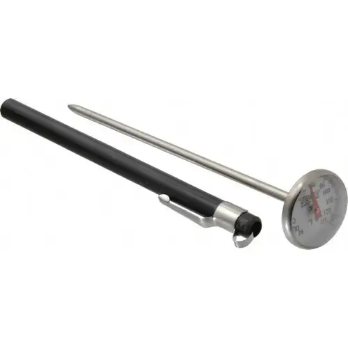 Bimetal Dial Thermometer: 25 to 125 degree F