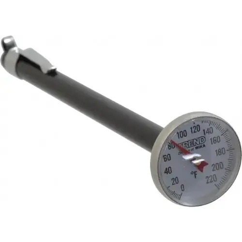 Bimetal Dial Thermometer: 0 to 220 degree F