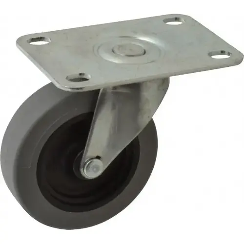 Swivel Top Plate Caster: Polyurethane, 3" Wheel Dia, 13/16" Wheel Width, 120 lb Capacity, 3-1/2" OAH Swivel Top Plate Caster: Polyurethane, 3" Wheel Dia, 13/16" Wheel Width, 120 lb Capacity, 3-1/2" OAH