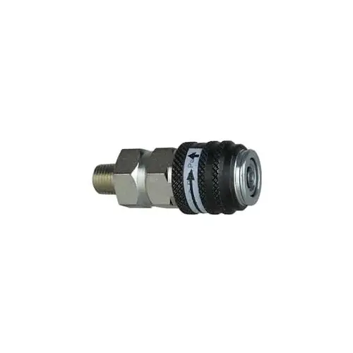 Hydraulic Hose Male Pipe Thread Coupler: 116 mm, 1/4", 21,750 psi