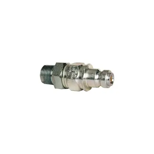 Hydraulic Hose Male Pipe Rigid Fitting: 115 mm, 3/8", 14,500 psi Hydraulic Hose Male Pipe Rigid Fitting: 115 mm, 3/8", 14,500 psi
