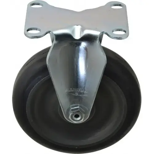 Rigid Top Plate Caster: Polyurethane, 5" Wheel Dia, 1-1/4" Wheel Width, 350 lb Capacity, 6-3/16" OAH Rigid Top Plate Caster: Polyurethane, 5" Wheel Dia, 1-1/4" Wheel Width, 350 lb Capacity, 6-3/16" OAH