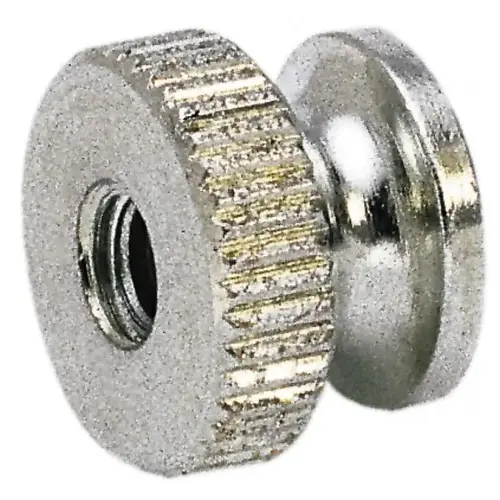 #8-32 UNC Thread, Uncoated, Grade 302, 303 Stainless Steel Round Knurled Thumb Nut #8-32 UNC Thread, Uncoated, Grade 302, 303 Stainless Steel Round Knurled Thumb Nut