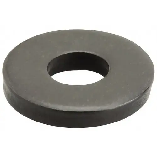 M10 Screw Standard Flat Washer: Case Hardened Steel, Black Oxide Finish M10 Screw Standard Flat Washer: Case Hardened Steel, Black Oxide Finish