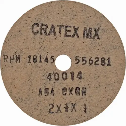 Fiber Disc: 2" Disc Dia, 1/4" Hole, 54 Grit, Aluminum Oxide