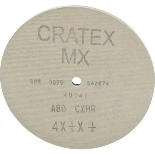 Fiber Disc: 4" Disc Dia, 1/4" Hole, 80 Grit, Aluminum Oxide Fiber Disc: 4" Disc Dia, 1/4" Hole, 80 Grit, Aluminum Oxide