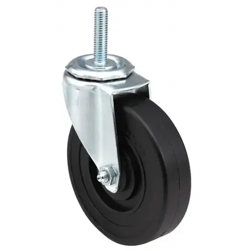 5" Diam x 1-1/4" Wide x 5-1/2" OAH Stem Mount Swivel Caster 5" Diam x 1-1/4" Wide x 5-1/2" OAH Stem Mount Swivel Caster