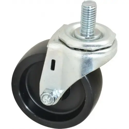 3" Diam x 1-1/4" Wide x 3-5/8" OAH Stem Mount Swivel Caster