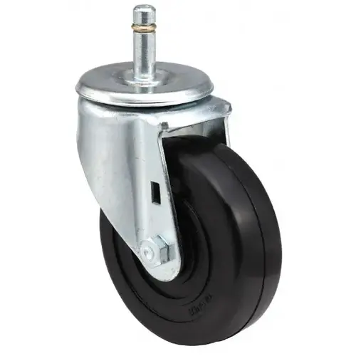 4" Diam x 1-1/4" Wide x 5" OAH Stem Mount Swivel Caster 4" Diam x 1-1/4" Wide x 5" OAH Stem Mount Swivel Caster