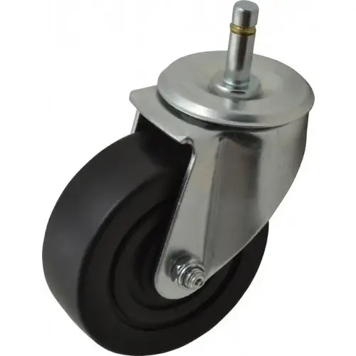4" Diam x 1-3/8" Wide x 5" OAH Stem Mount Swivel Caster 4" Diam x 1-3/8" Wide x 5" OAH Stem Mount Swivel Caster