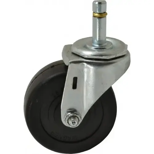 3" Diam x 1-1/4" Wide x 3-5/8" OAH Stem Mount Swivel Caster