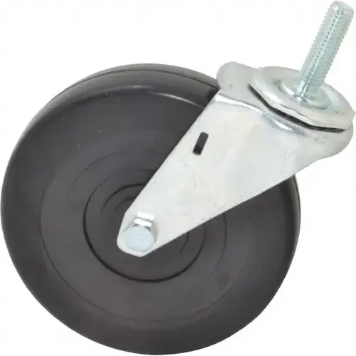 5" Diam x 1-1/4" Wide x 5-1/2" OAH Stem Mount Swivel Caster 5" Diam x 1-1/4" Wide x 5-1/2" OAH Stem Mount Swivel Caster