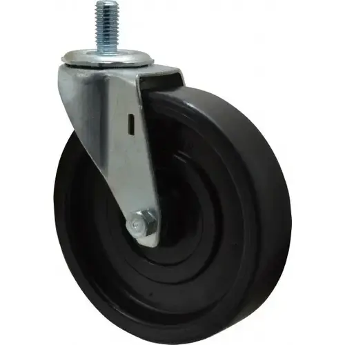 5" Diam x 1-1/4" Wide x 5-1/2" OAH Stem Mount Swivel Caster 5" Diam x 1-1/4" Wide x 5-1/2" OAH Stem Mount Swivel Caster