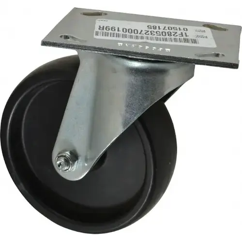 Swivel Top Plate Caster: Polyolefin, 5" Wheel Dia, 1-3/8" Wheel Width, 350 lb Capacity, 6-1/16" OAH Swivel Top Plate Caster: Polyolefin, 5" Wheel Dia, 1-3/8" Wheel Width, 350 lb Capacity, 6-1/16" OAH