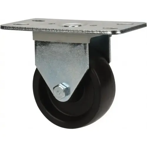 Rigid Top Plate Caster: Polyolefin, 3" Wheel Dia, 1-1/4" Wheel Width, 210 lb Capacity, 3-3/4" OAH Rigid Top Plate Caster: Polyolefin, 3" Wheel Dia, 1-1/4" Wheel Width, 210 lb Capacity, 3-3/4" OAH