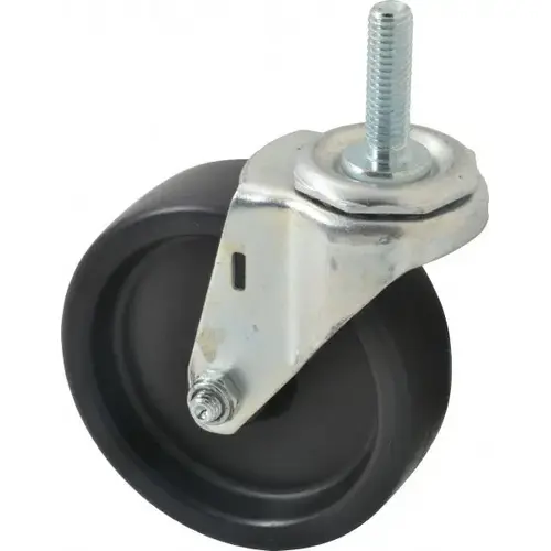 4" Diam x 1-1/4" Wide x 4-1/2" OAH Stem Mount Swivel Caster 4" Diam x 1-1/4" Wide x 4-1/2" OAH Stem Mount Swivel Caster