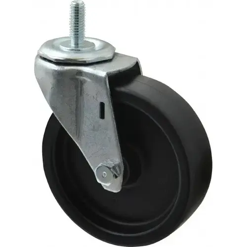 4" Diam x 1-1/4" Wide x 4-1/2" OAH Stem Mount Swivel Caster 4" Diam x 1-1/4" Wide x 4-1/2" OAH Stem Mount Swivel Caster