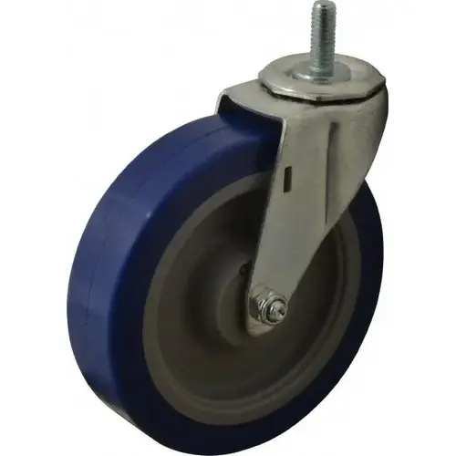 5" Diam x 1-1/4" Wide x 5-1/2" OAH Stem Mount Swivel Caster 5" Diam x 1-1/4" Wide x 5-1/2" OAH Stem Mount Swivel Caster
