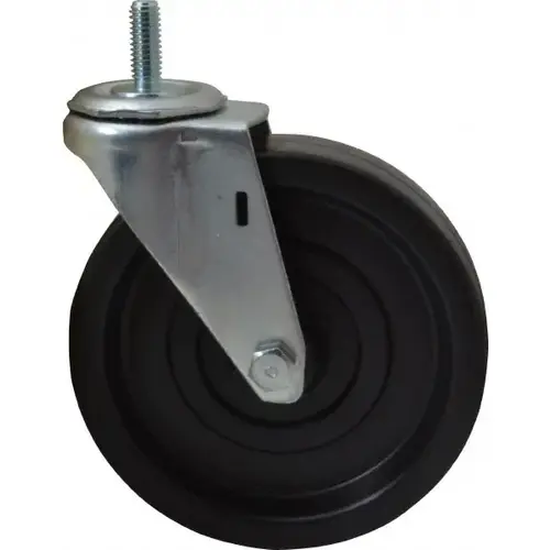 5" Diam x 1-1/4" Wide x 5-1/2" OAH Stem Mount Swivel Caster 5" Diam x 1-1/4" Wide x 5-1/2" OAH Stem Mount Swivel Caster