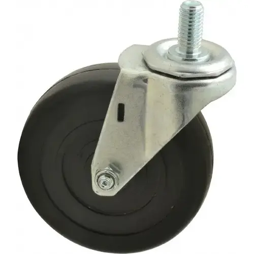 4" Diam x 1-1/4" Wide x 4-1/2" OAH Stem Mount Swivel Caster 4" Diam x 1-1/4" Wide x 4-1/2" OAH Stem Mount Swivel Caster