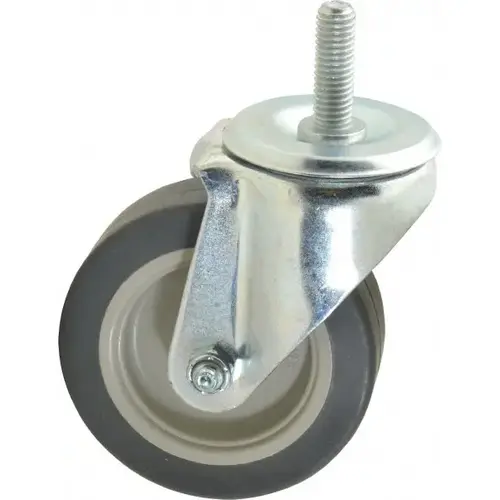 4" Diam x 1-1/4" Wide x 5" OAH Stem Mount Swivel Caster 4" Diam x 1-1/4" Wide x 5" OAH Stem Mount Swivel Caster
