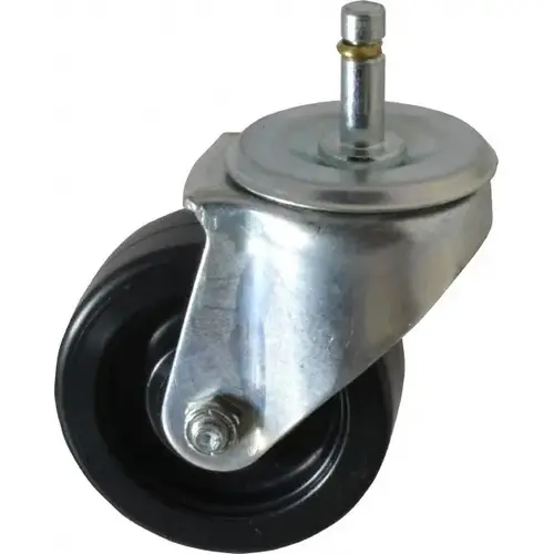 3-1/2" Diam x 1-1/4" Wide x 4-1/2" OAH Stem Mount Swivel Caster 3-1/2" Diam x 1-1/4" Wide x 4-1/2" OAH Stem Mount Swivel Caster