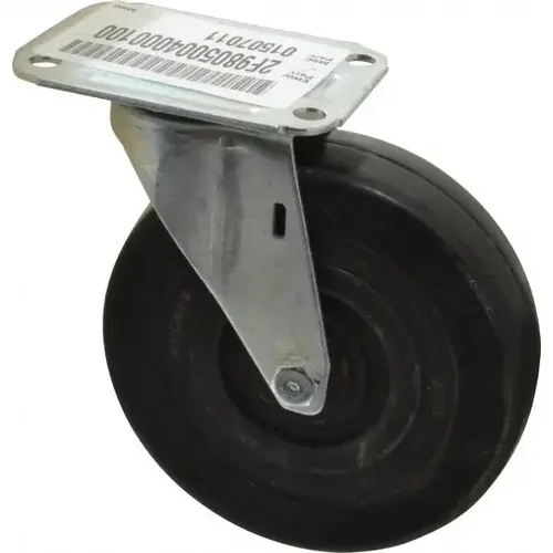 Swivel Top Plate Caster: Soft Rubber, 5" Wheel Dia, 1-1/4" Wheel Width, 190 lb Capacity, 5-5/8" OAH Swivel Top Plate Caster: Soft Rubber, 5" Wheel Dia, 1-1/4" Wheel Width, 190 lb Capacity, 5-5/8" OAH