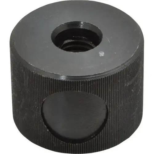 1/2-13" UNC Thread, Black Oxide Finish, Steel Round Knurled Push Button Thumb Nut 1/2-13" UNC Thread, Black Oxide Finish, Steel Round Knurled Push Button Thumb Nut