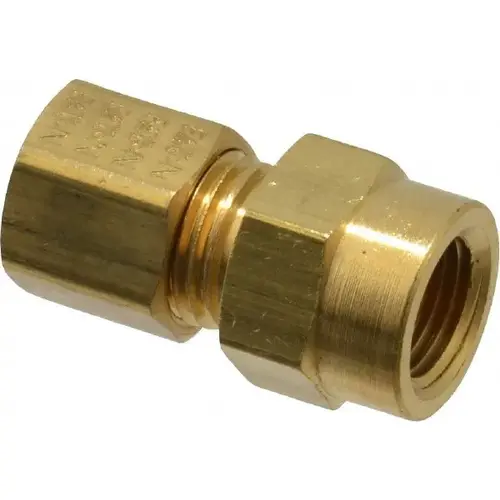 Compression Tube Connector: 1/8" Thread, Compression x FNPT Compression Tube Connector: 1/8" Thread, Compression x FNPT