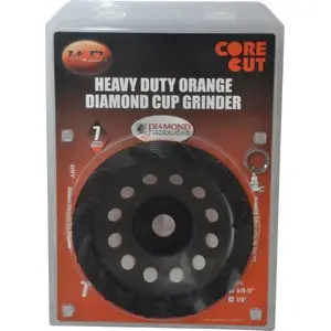 Core Cut 18155 Tool & Cutting Grinding Wheel: 7" Dia, Spiral Cup