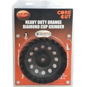 Core Cut 15096 Tool & Cutting Grinding Wheel: 7" Dia, Spiral Cup