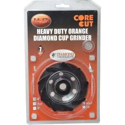 Tool & Cutting Grinding Wheel: 4" Dia, Spiral Cup