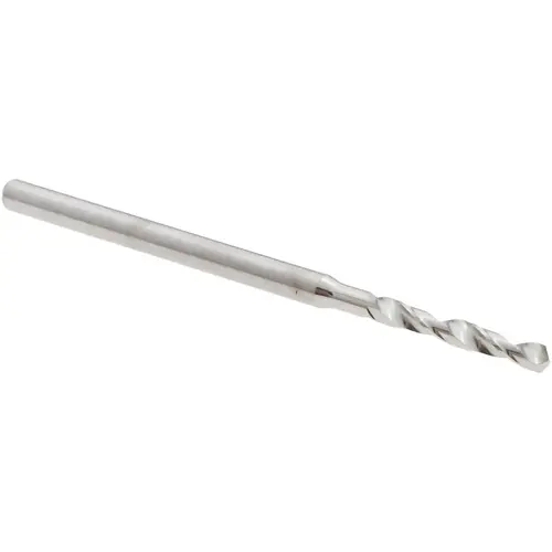 Micro Drill Bit: 0.0610" Dia, 118 deg, Cobalt Bright/Uncoated