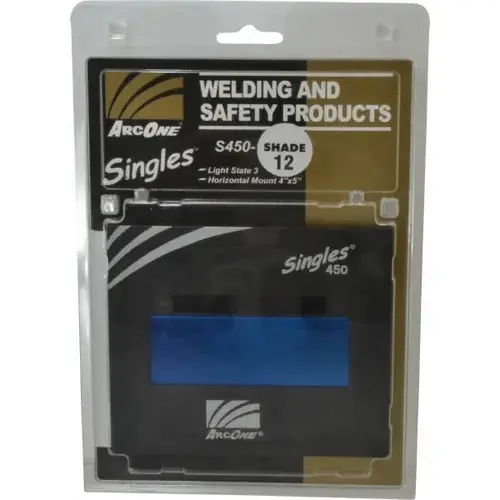 5-1/4" Wide x 4-1/2" High, Lens Shade 12, Auto-Darkening Lens