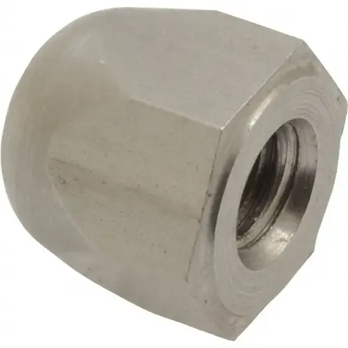5/16-18" UNC, 5/8" Width Across Flats, Uncoated, Stainless Steel Acorn Nut 5/16-18" UNC, 5/8" Width Across Flats, Uncoated, Stainless Steel Acorn Nut