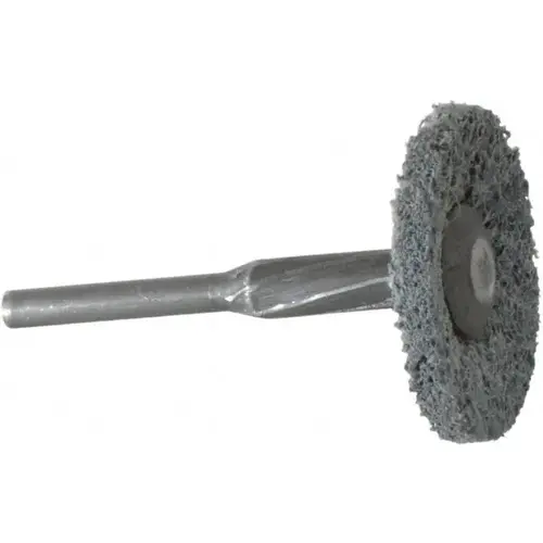 Deburring Wheel: 1" Dia, 1/8" Face Width, Density 2 N/A Silicon Carbide