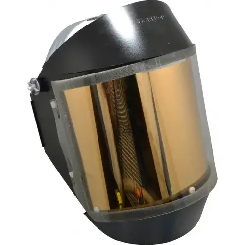 Welding Face Shield & Headgear :Polycarbonate, 8" High, 14" Wide