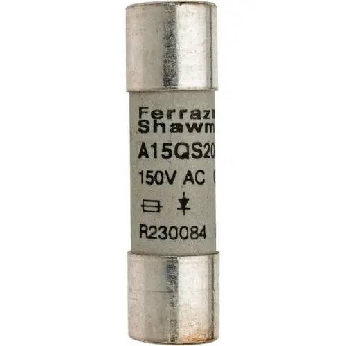 Cylindrical Fast-Acting Fuse: 20 A, 10.4 mm Dia Cylindrical Fast-Acting Fuse: 20 A, 10.4 mm Dia