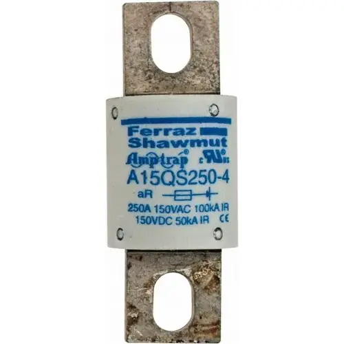 Blade Fast-Acting Fuse: A15QS, 250 A, 28.7 mm Dia Blade Fast-Acting Fuse: A15QS, 250 A, 28.7 mm Dia