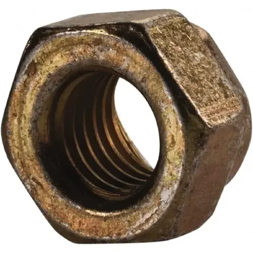 Hex Lock Nut: Distorted Thread, 5/16-24, Grade L9 Steel, Cadmium Dichromate Finish Hex Lock Nut: Distorted Thread, 5/16-24, Grade L9 Steel, Cadmium Dichromate Finish