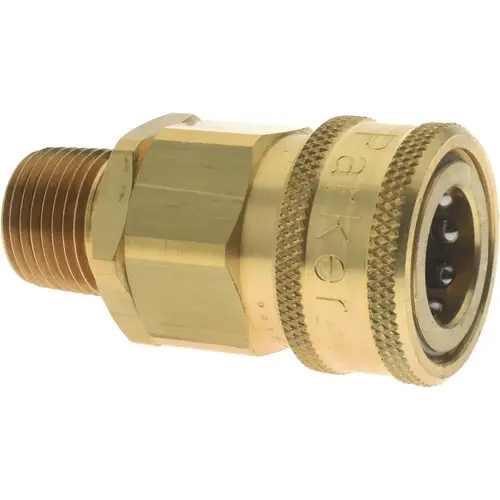 Hydraulic Hose MPT Fitting: 1/2", 1/2", 2,000 psi