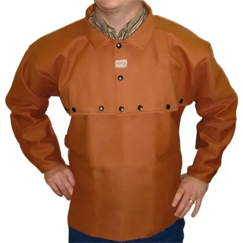 Size 3XL, 54-56" Chest, 20" Long, Flame Resistant, Cape Sleeves & Bib
